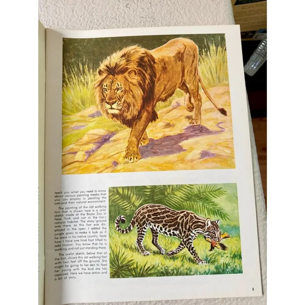 The Cats In Action by Walter J. Wilwerding Walter T. Foster Art Books #70
